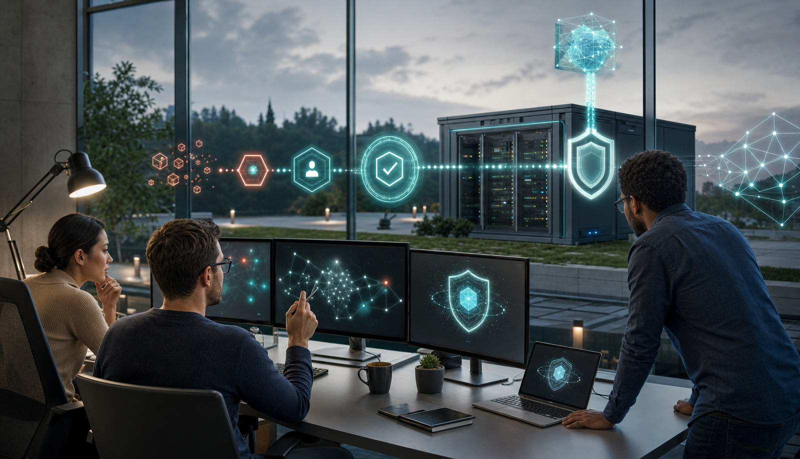 Developers review attestation and policy controls for a confidential AI deployment