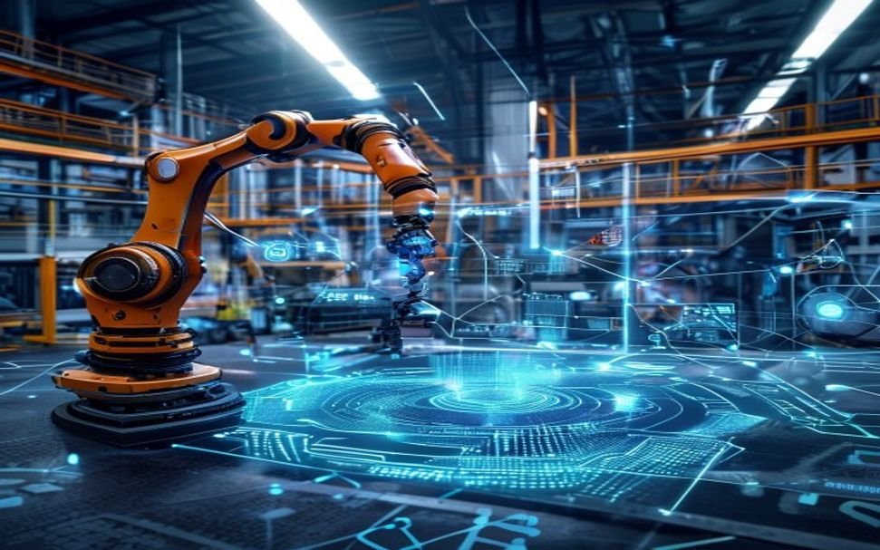 Smart factory using IoT sensors and AI for predictive maintenance in 2026