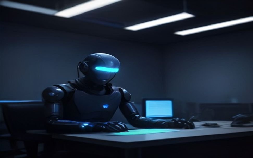 Agentic AI autonomously writing and reviewing code in a modern software development environment