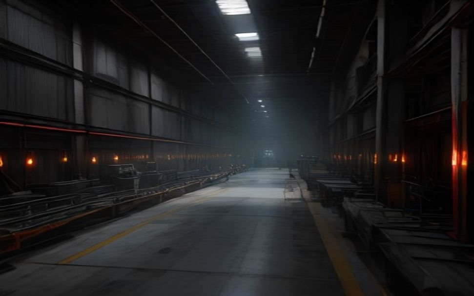 Industrial IoT edge AI vision sensors on factory floor enabling predictive maintenance Industry 4.0